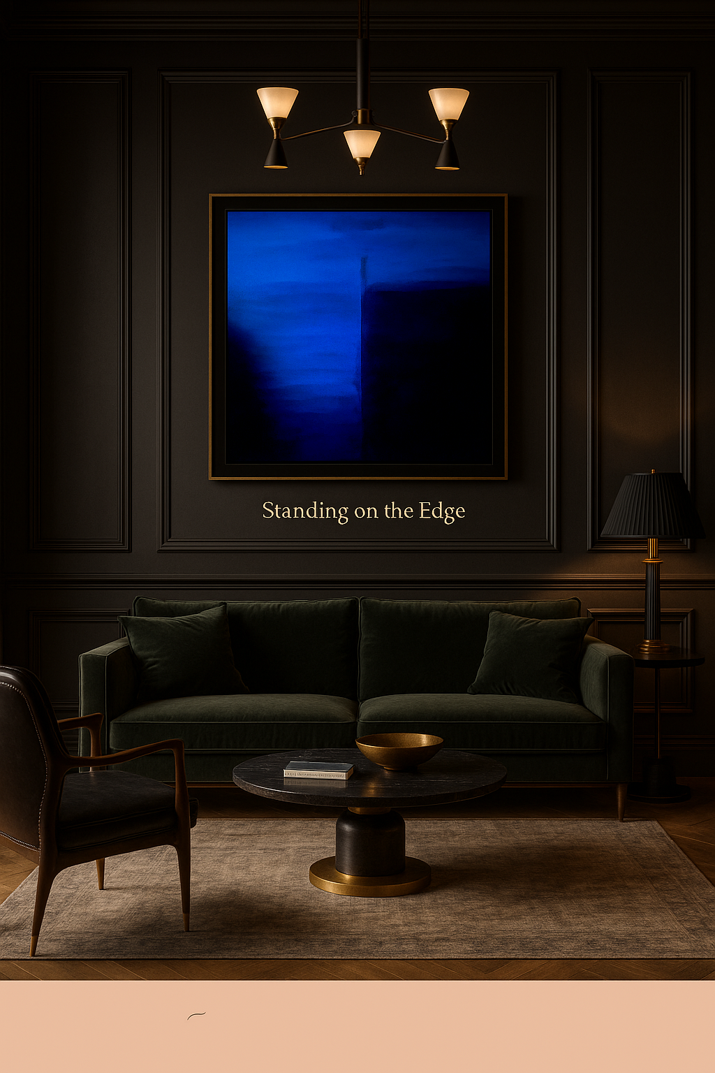 Standing On The Edge- Luxury Canvas Print