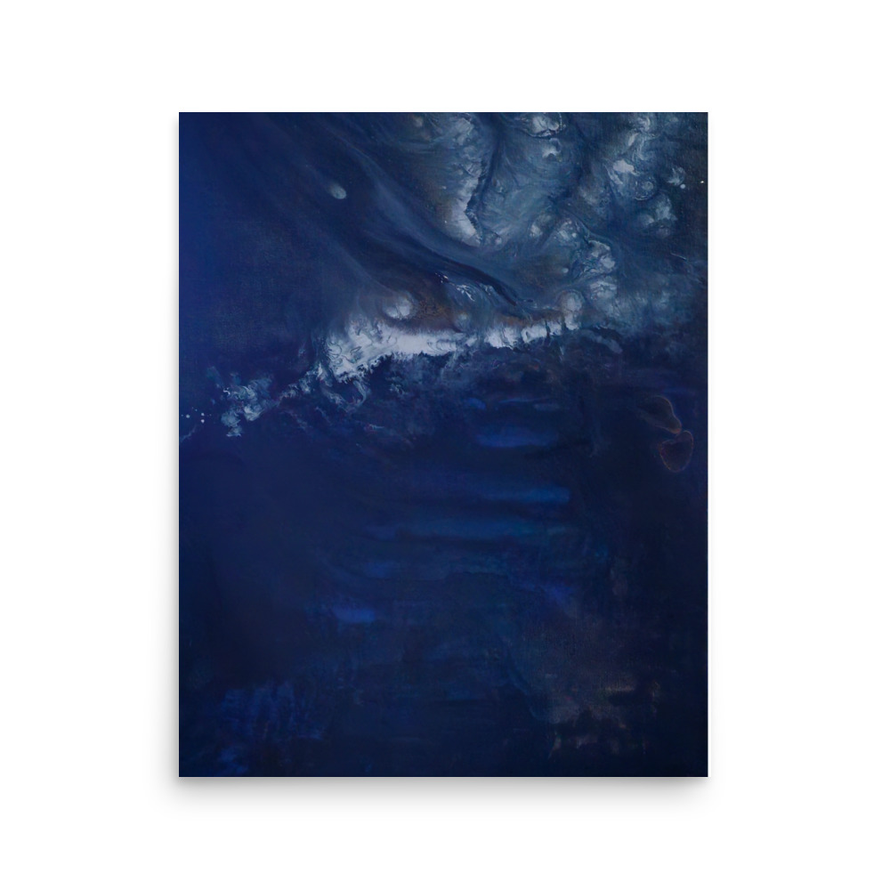 A Glimmer of Hope Amidst Turmoil- Luxury Poster Print - Image 2