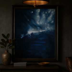 A Glimmer of Hope Amidst Turmoil- Luxury Poster Print