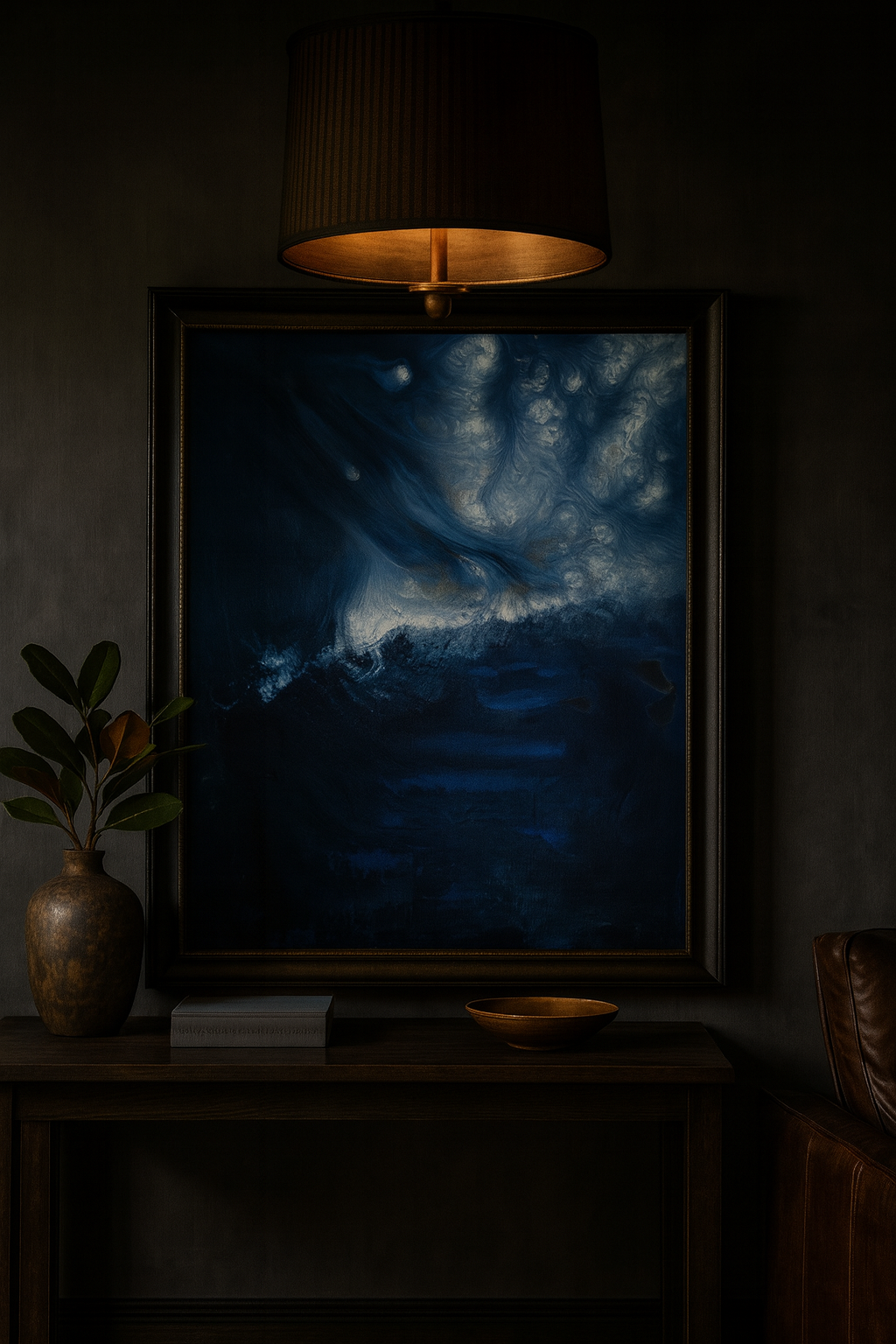 A Glimmer of Hope Amidst Turmoil- Luxury Poster Print