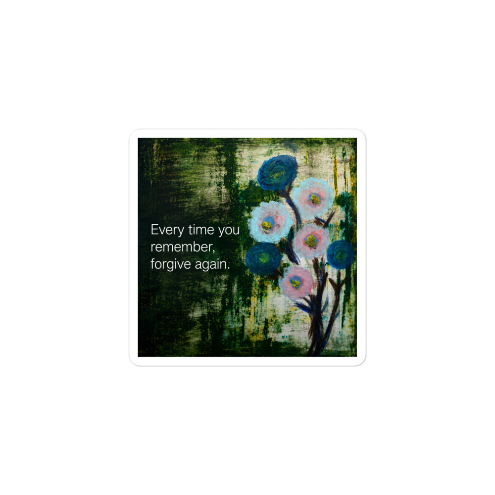 Forgive again Sticker