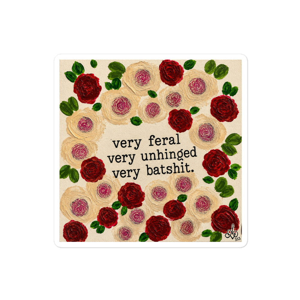 Very Feral Sticker