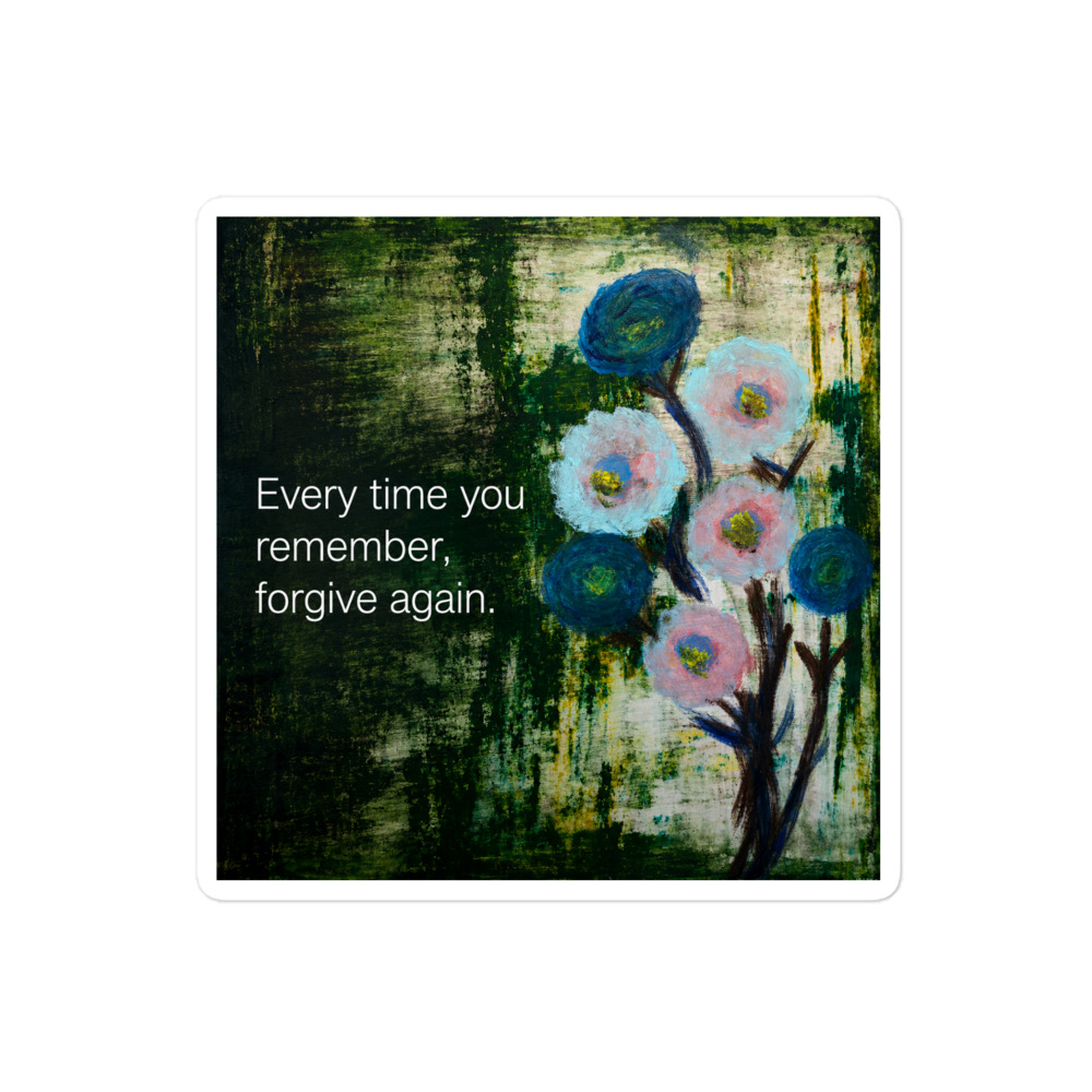 Forgive again Sticker - Image 2